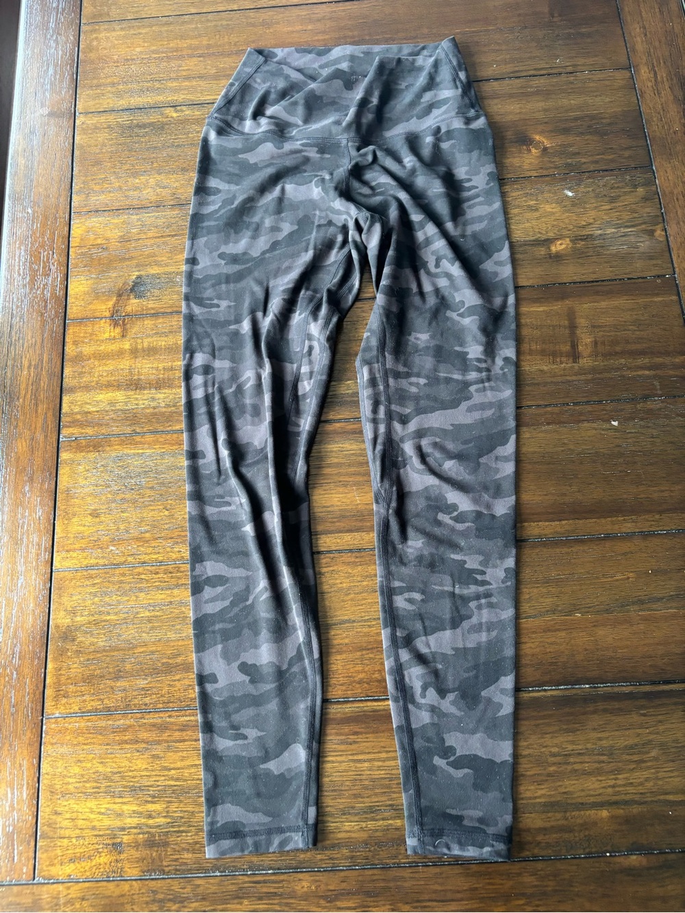 Black Gray Camo Leggings - Comfortable Stretch Bottoms
